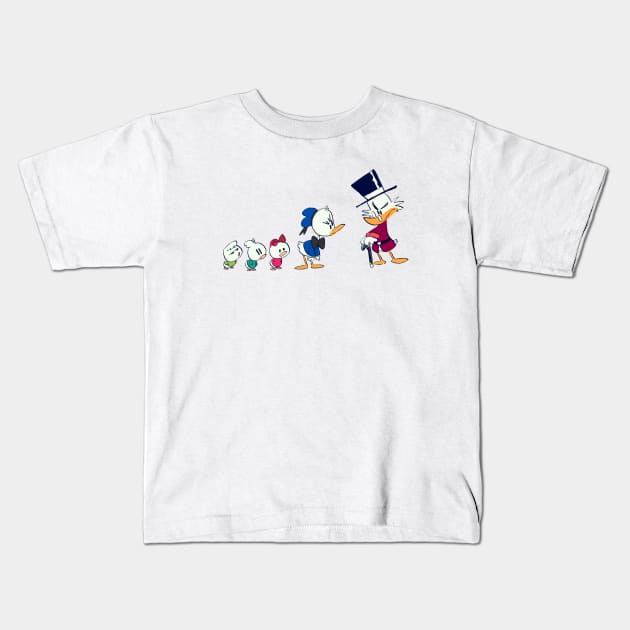 Duckfam Kids T-Shirt by PitiYindee